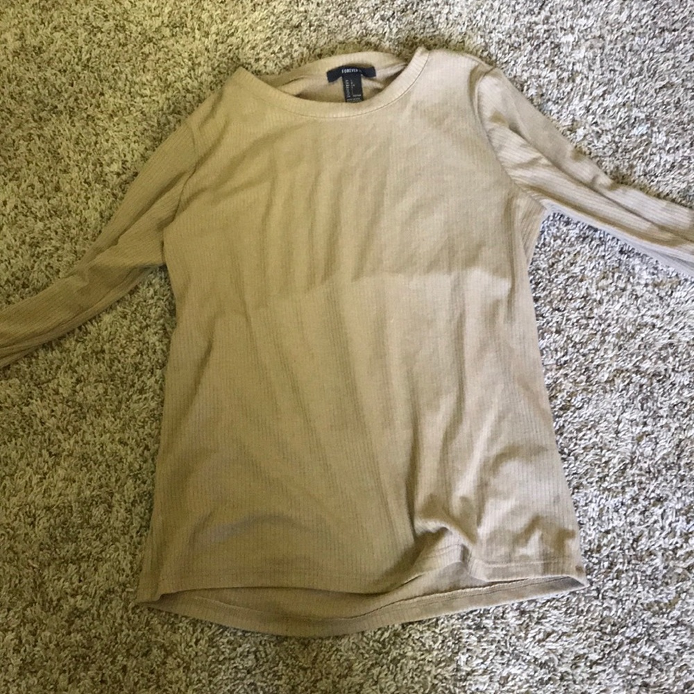 Forever 21 Tan Shirt